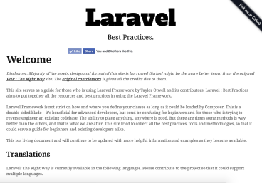 Laravel Best Practices